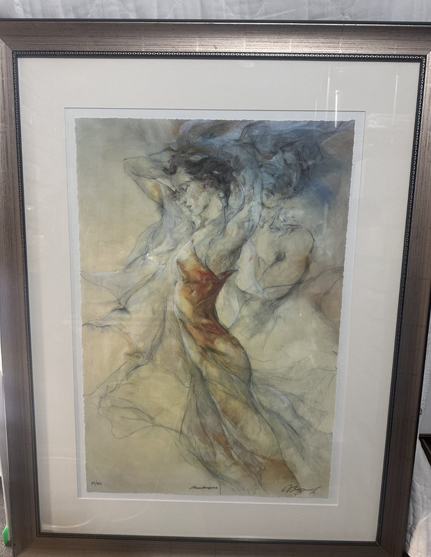 GARY BENFIELD «Arabesque»- HAND SIGNED 32 of 750 – Artist Serigraph Art Print