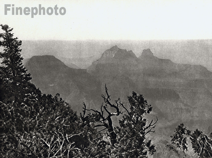 1926 ARIZONA GRAND CANYON Western Landscape Photo HOPPE