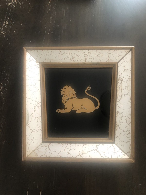 Windsor Leo The Lion Zodiac Mirrored Wall Art MCM