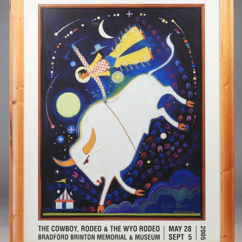 Allan Mardon Rodeo Dance Bradford Brinton Memorial Color Lithograph – 2005