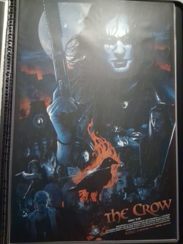 The Crow Screen Print Movie Poster Vance Kelly 24×36 Ltd Edition 139/325 Mondo