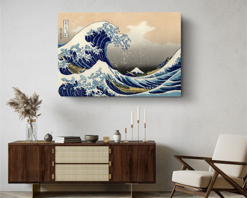 The Great Wave off Kanagawa Hokusai Asian Canvas Print Art Décor Wall Art gallery