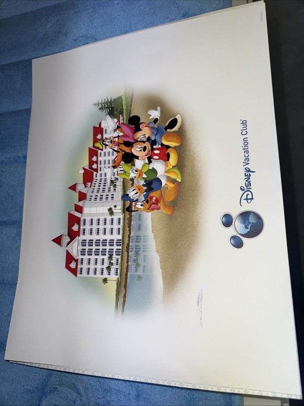 WDW Commemorative Don Williams Litho W Cert Of Authenticity Grand Floridian 2014 gallery