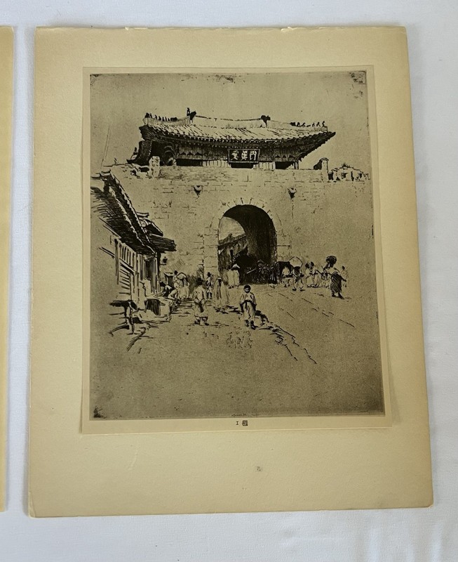 Antique Photogravure Seoul West Gate Ernest S. Lumsden Colnaghi c1923 Plate I gallery