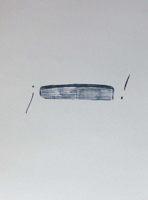 ANTONI TAPIES Llambrec #4 1975 HAND SIGNED LITHOGRAPH Spanish Artist comb art