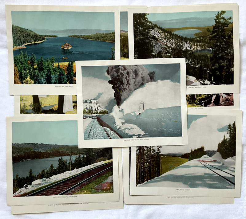 Northern California, Sierra, Nevada Scenic Vtg Art Pictures Lot of 10 (1970s) gallery