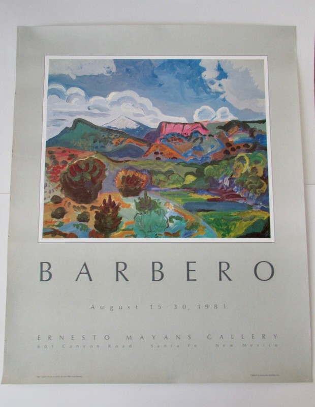 VTG David Barbero Santa Fe New Mexico High Country Landscape Poster 81' gallery