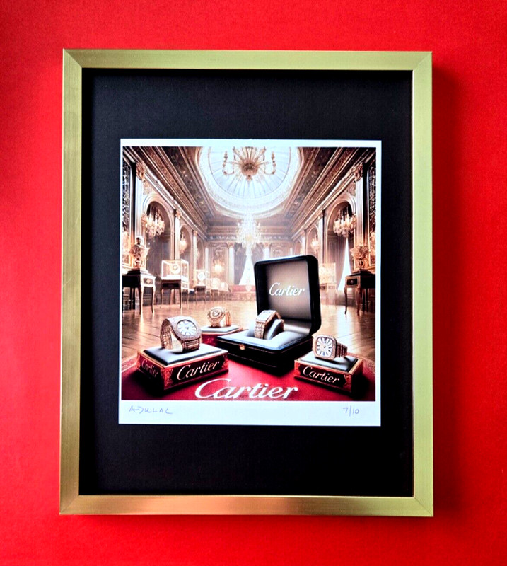 ALEXANDER DULAC + CARTIER SPIRIT Hand Signed Authentic Print LtdEd of 10 COA
