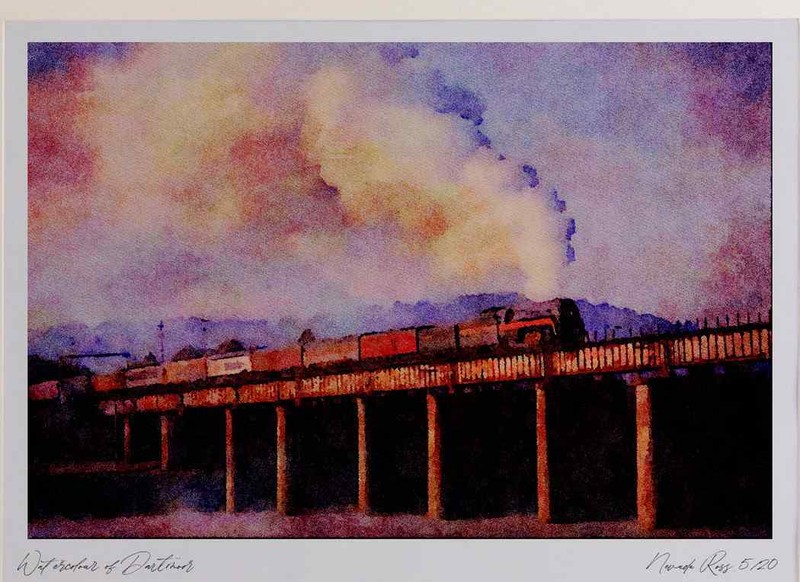 792051 orfolk & Western No 611 Crosses The Tennessee River Chattanooga USA Lim