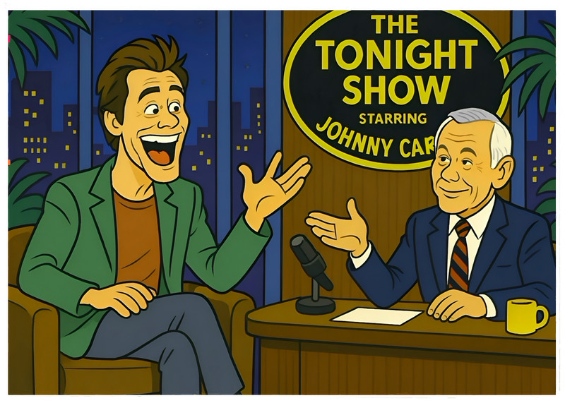THE TONIGHT SHOW * Fun Novelty * TELEVISION * Illustrated Art Card * ATC ACEO