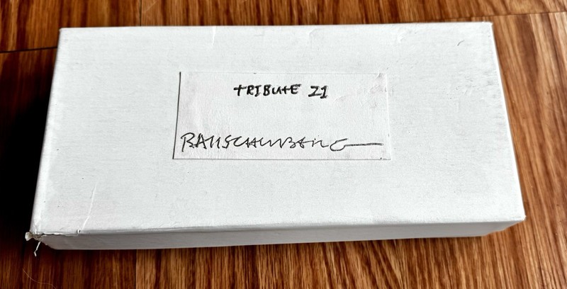 RARE - Robert Rauschenberg “Tribute 21” Box Greeting Card Set - 1994 - 22 Cards gallery
