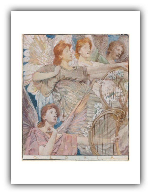 Thomas Wilmer Dewing : «Gloria» (1884) — Giclee Fine Art Print