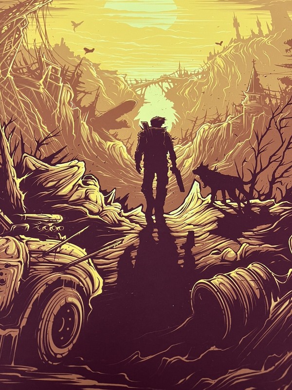 Dan Mumford WASTELANDER (18x24) Art Print #49/85 Mad Max gallery