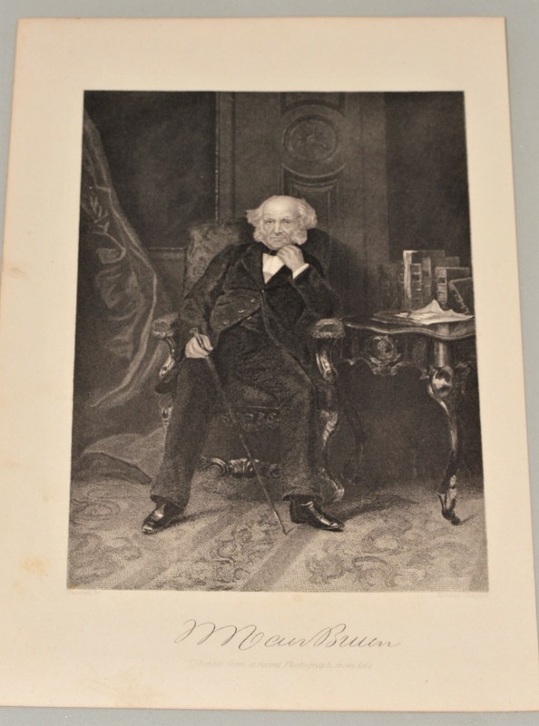 MARTIN VAN BUREN, President/Secretary of State/New York Governor Engraving 1800s