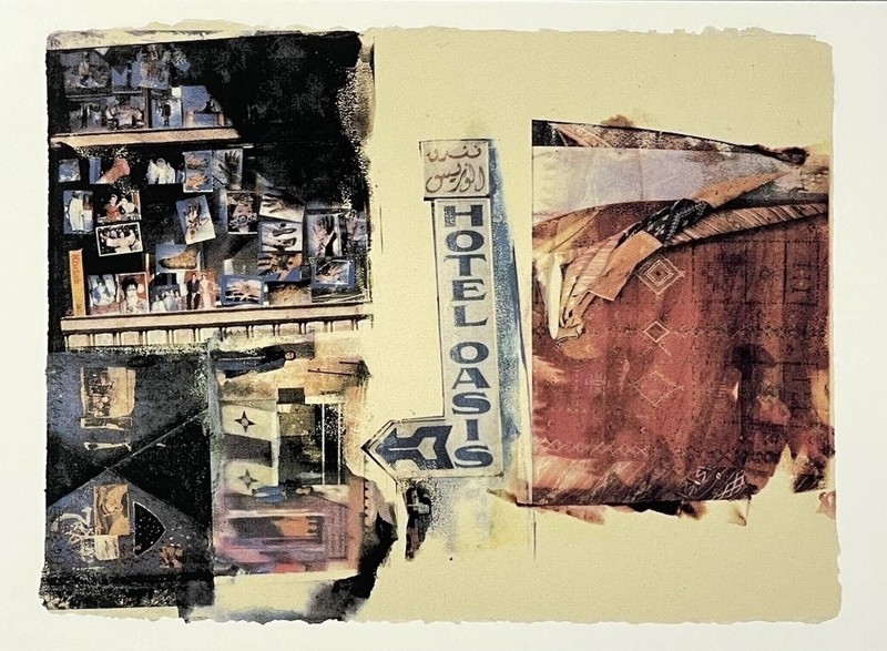 Robert Rauschenberg Art Print Announcement Card – Next Room