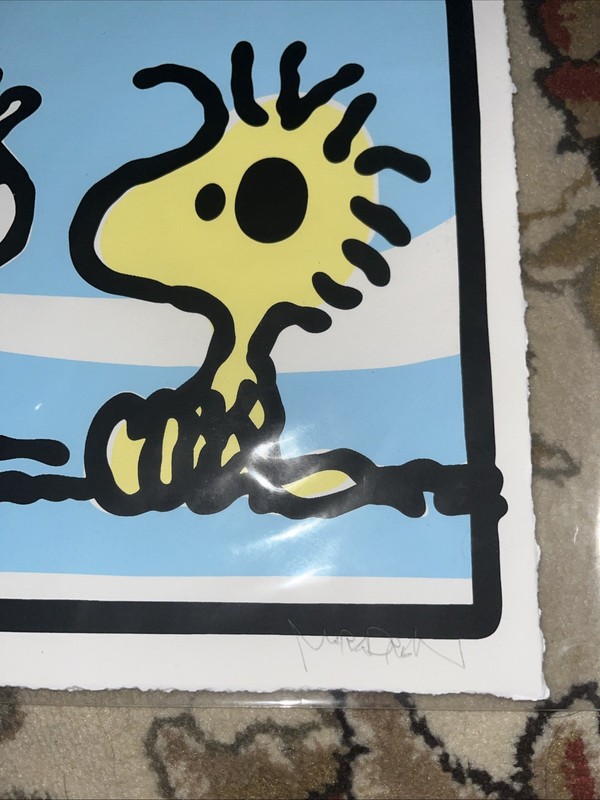 Mark Drew - Dangerous - sold out - signed & numbered peanuts snoopy art print gallery