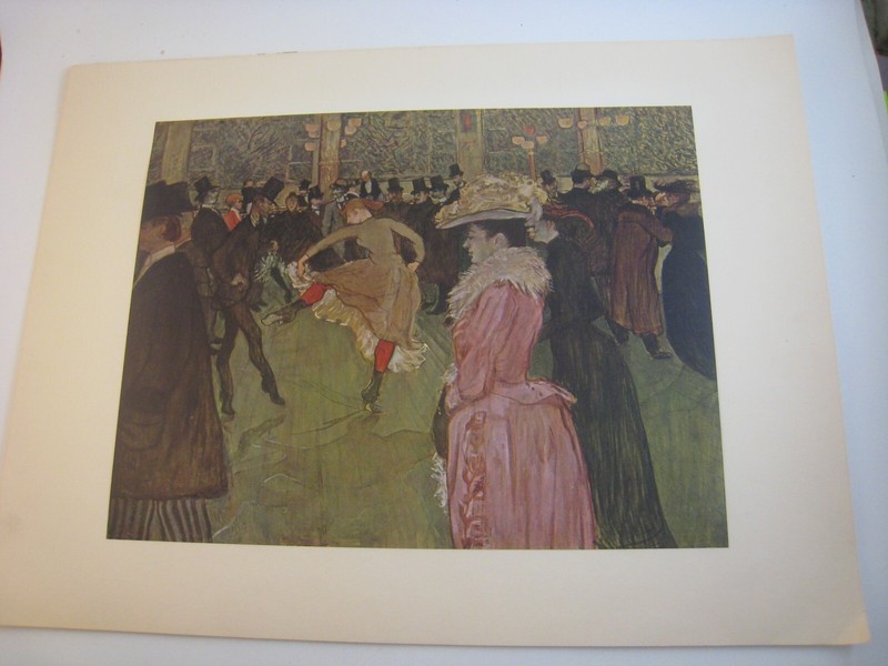 Henri de Toulouse-Lautrec LOT OF 2 Prints Impressionist gallery