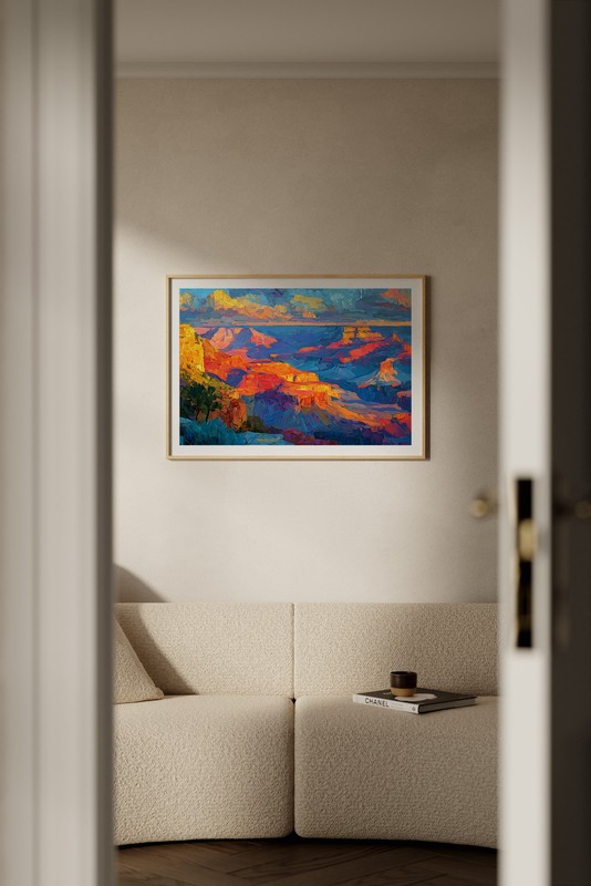 Grand Canyon United States 36x24 Giclée Art Print Ltd 1/25 Signed COA Rombley H1 gallery