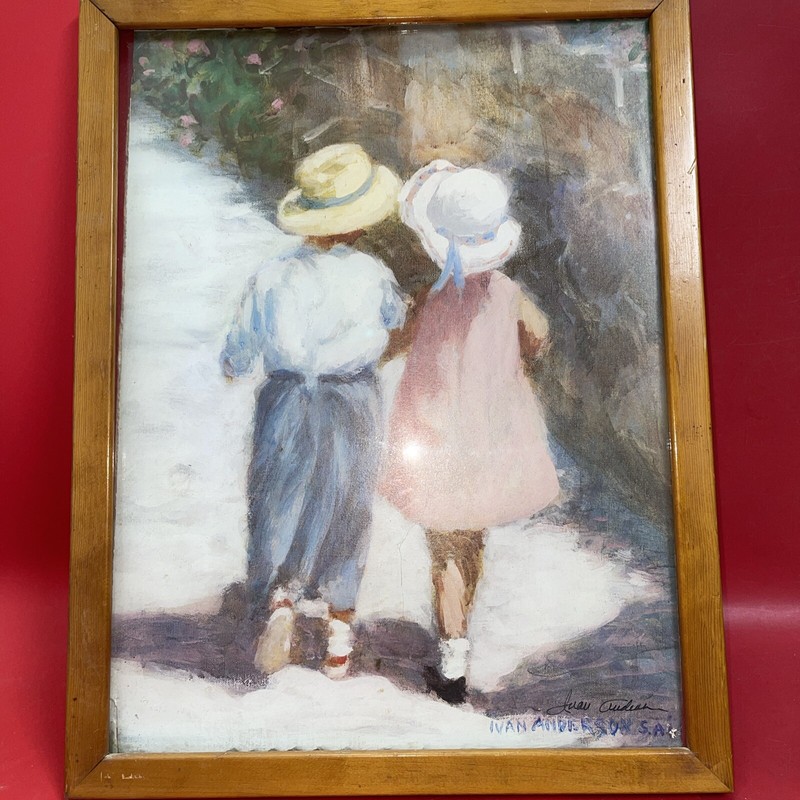 IVAN ANDERSON S.A.i. «SECRETS» Boy & Girl Print SIGNED & FRAMED