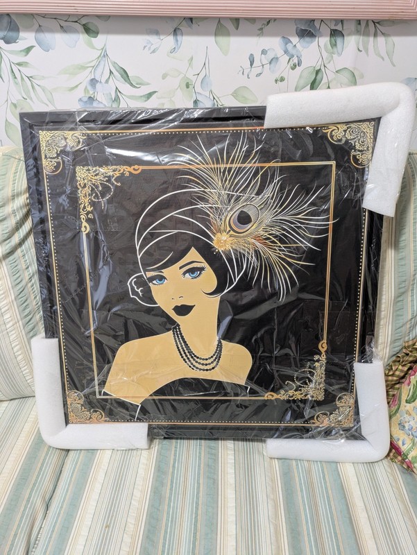 Art Deco Canvas Print: Roaring 20s Elegance, Framed or Gallery Wrapped Canvas gallery