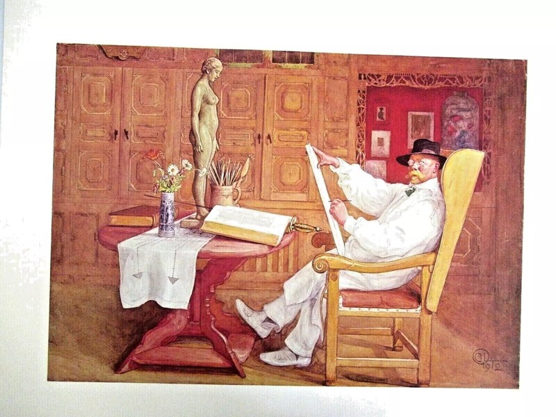 "CARL LARSSON" ~ (16" X 20") ~ *** VINTAGE / ART PRINT *** #7 gallery