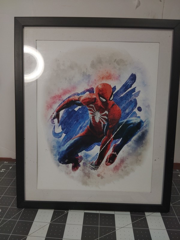 DC & Marvel Superhero's Watercolor Prints - Set of 9 Photos In Frames (9”-11”) gallery