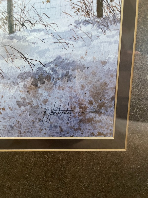 Daybreak - Ray Hendershot - Print in Ornate Frame - Excellent Condition gallery