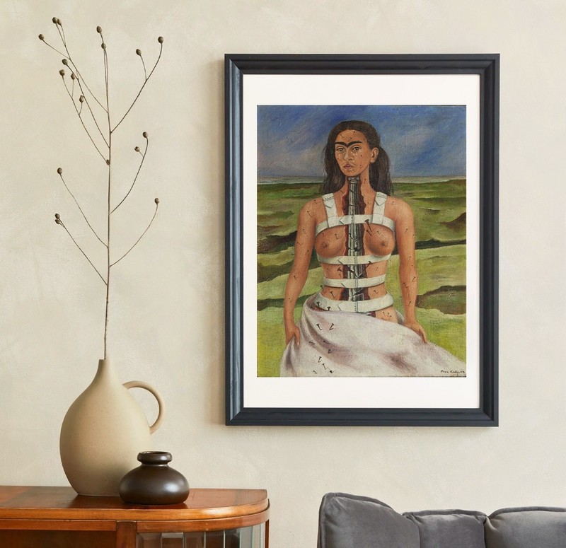 Art print Frida Kahlo The Shattered Column giclee poster wall Art picture gallery