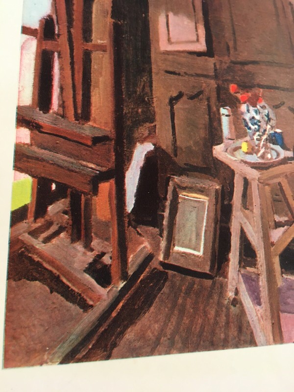 Henri Matisse,Studio Interior,Rare,Vintage,Offs.Lithograph,1939,Platesigned gallery