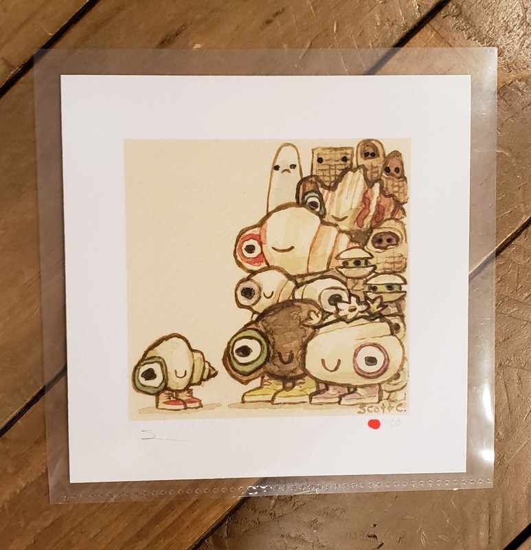 Scott C Marcel The Shell With Shoes On Signed Art Print Poster A24 /150 5″ Mondo