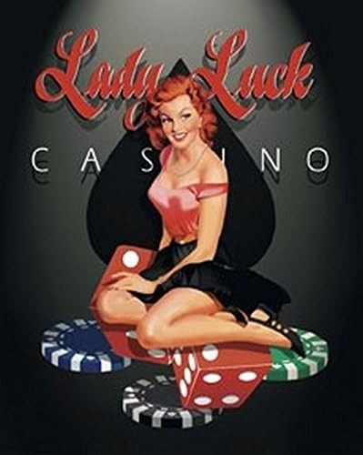 Lady Luck Art Print by Ralph Burch 18 x 22″ Paper Size New Unframed