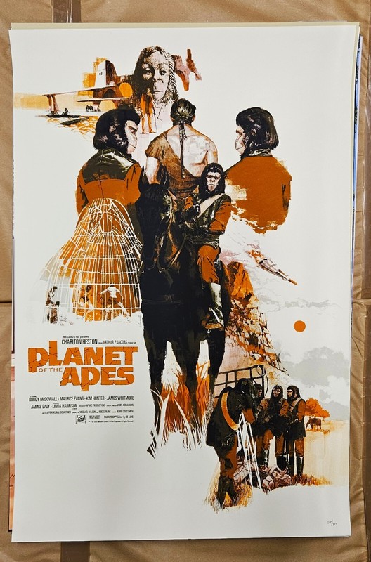 1G – Planet of the apes by Mark Aspinall – Sold Out Mondo – WYSIWYG