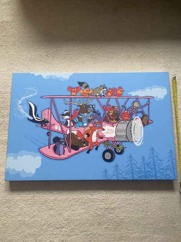 Canvas Print x1 - Suitable for Children's Room - As Seen 50cm x 75cm gallery