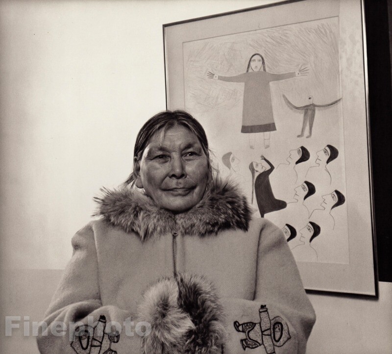1979/83 Vintage JESSIE OONARK Inuit Artist By YOUSUF KARSH Canada Eskimo Art