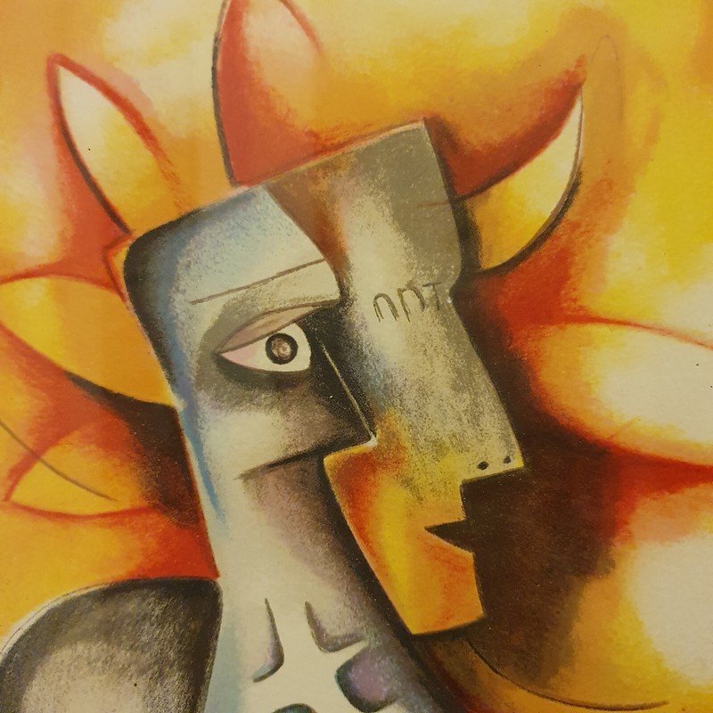 A. NECHITA-CONFRONTING YOUR FANTASIES- 158/195 SIGNED '03 LITOGRAPH Orig $2,000 gallery