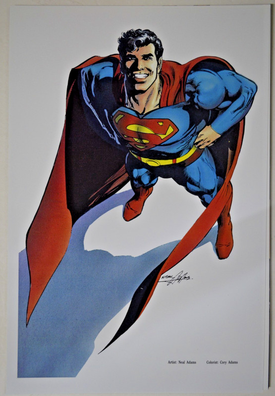 SUPERMAN Art PRINT DC Neal & Cory Adams