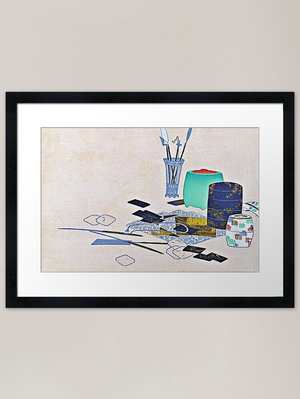 Art supplies from Momoyogusa-Flower Framed Wall Art Poster Canvas Print Picture