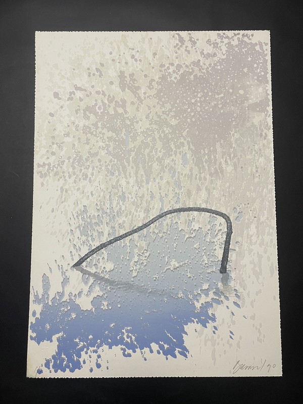 Serigraph by Francisco Bernal. Untitled. 1990. Signed by the artist