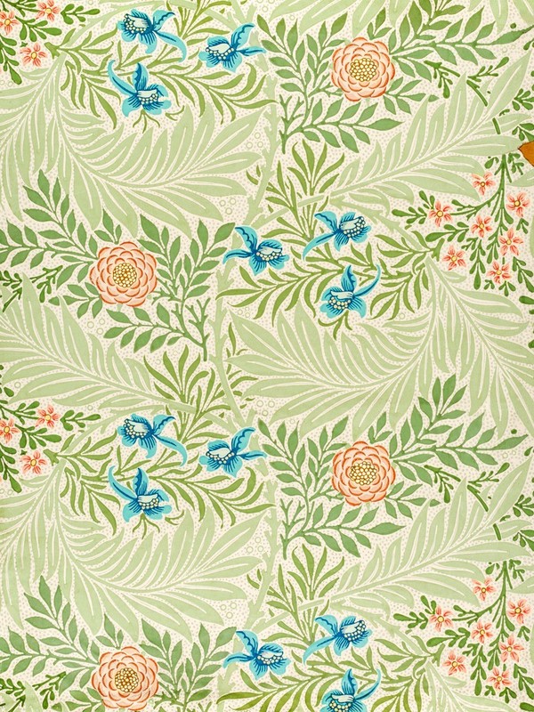 William Morris - Larkspur - Art Print on Paper or Canvas gallery