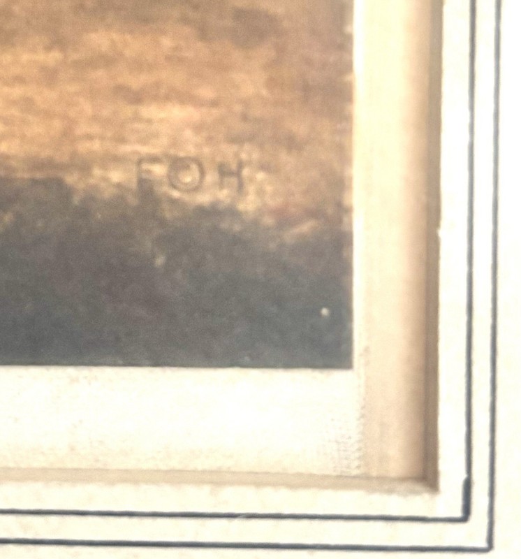 Antique Franz Hanfstaengl Photogravure After Sir Joshua Reynolds c.1900 Framed gallery