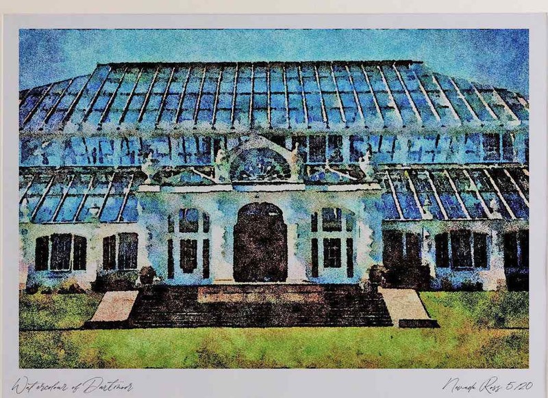 808000 Kew Gardens London England U.K. A4 Watercolour print