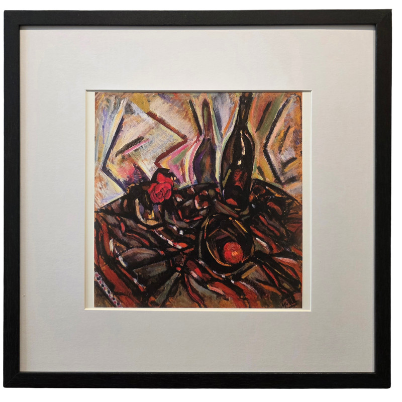 Joan Miro «Still Life» Framed Abstract Mid Century Modern Art Print