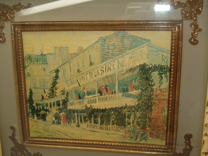 Vtg Print Modern Masters The Four Seasons Framed 3D Plastic frame baroque shabby gallery