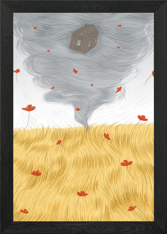 The Tornado Framed Wall Art Poster Canvas Print Picture