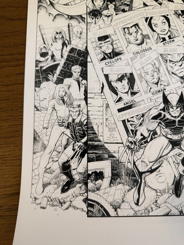 —UNCANNY X-MEN #141— Re-Creation/Print (Marvel) *SIGNED by Art Adams* gallery