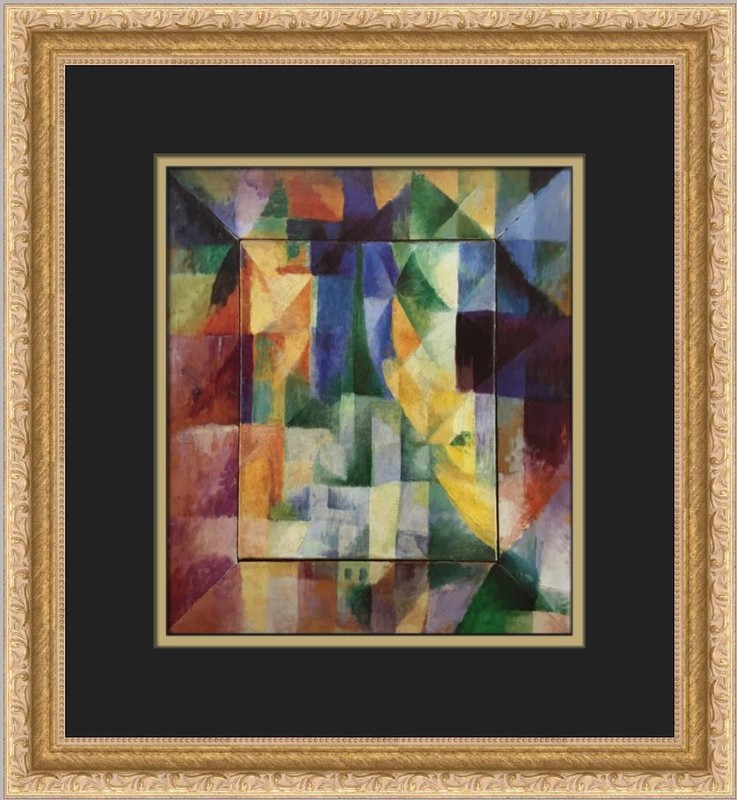 Robert Delaunay Simultaneous Windows on the City Custom Framed Print