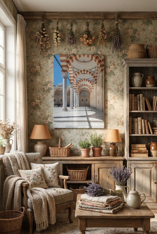 Richard Silver - Turkey, Istanbul Camlica Mosque Arches II - Paper or Canvas gallery