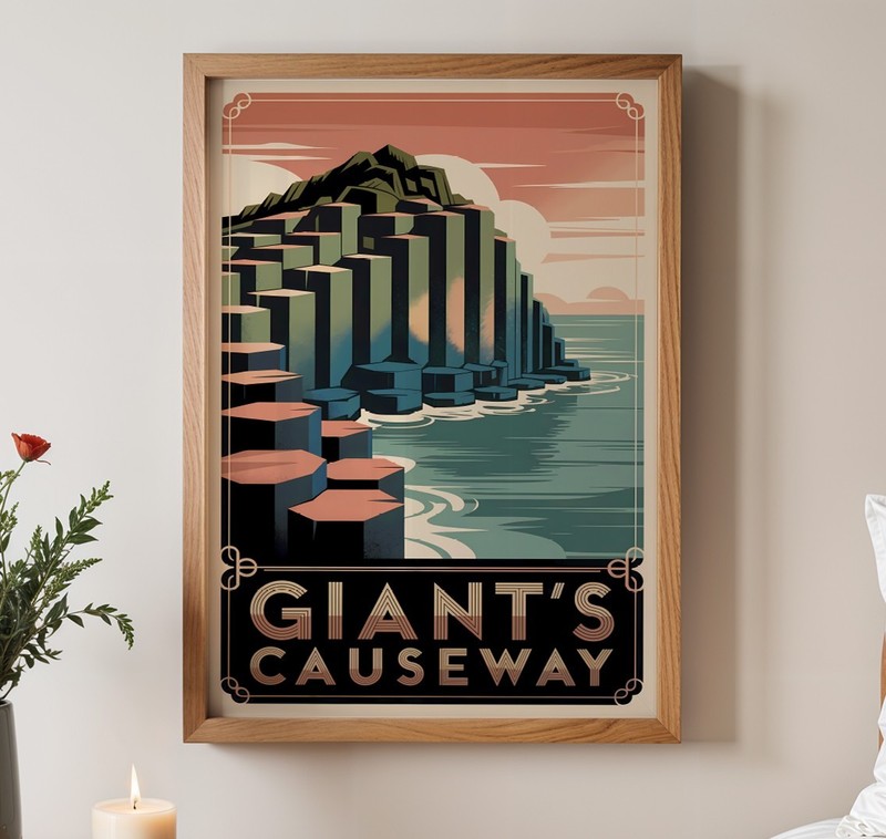 Visit Ireland vintage travel poster prints | Dublin, Cork, Belfast etc gallery