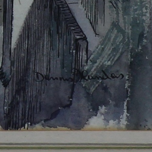 Pen and ink by Dennis Flanders. Titled "Amboise". gallery