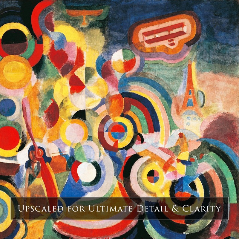 Art print Delaunay Homage to Bleriot giclee print poster wall Art home decor gallery